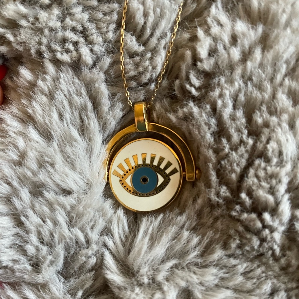 Alex and Ani meditating eye necklace